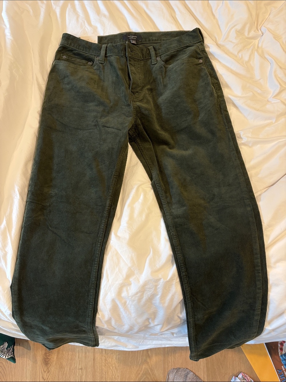 Men's Banana Republic Green stretch Corduroy Pants